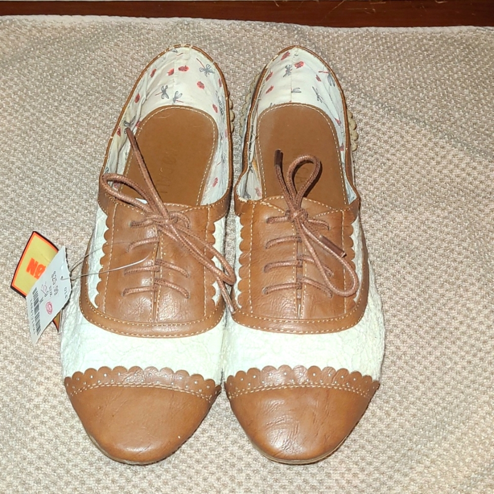 Lace up flats